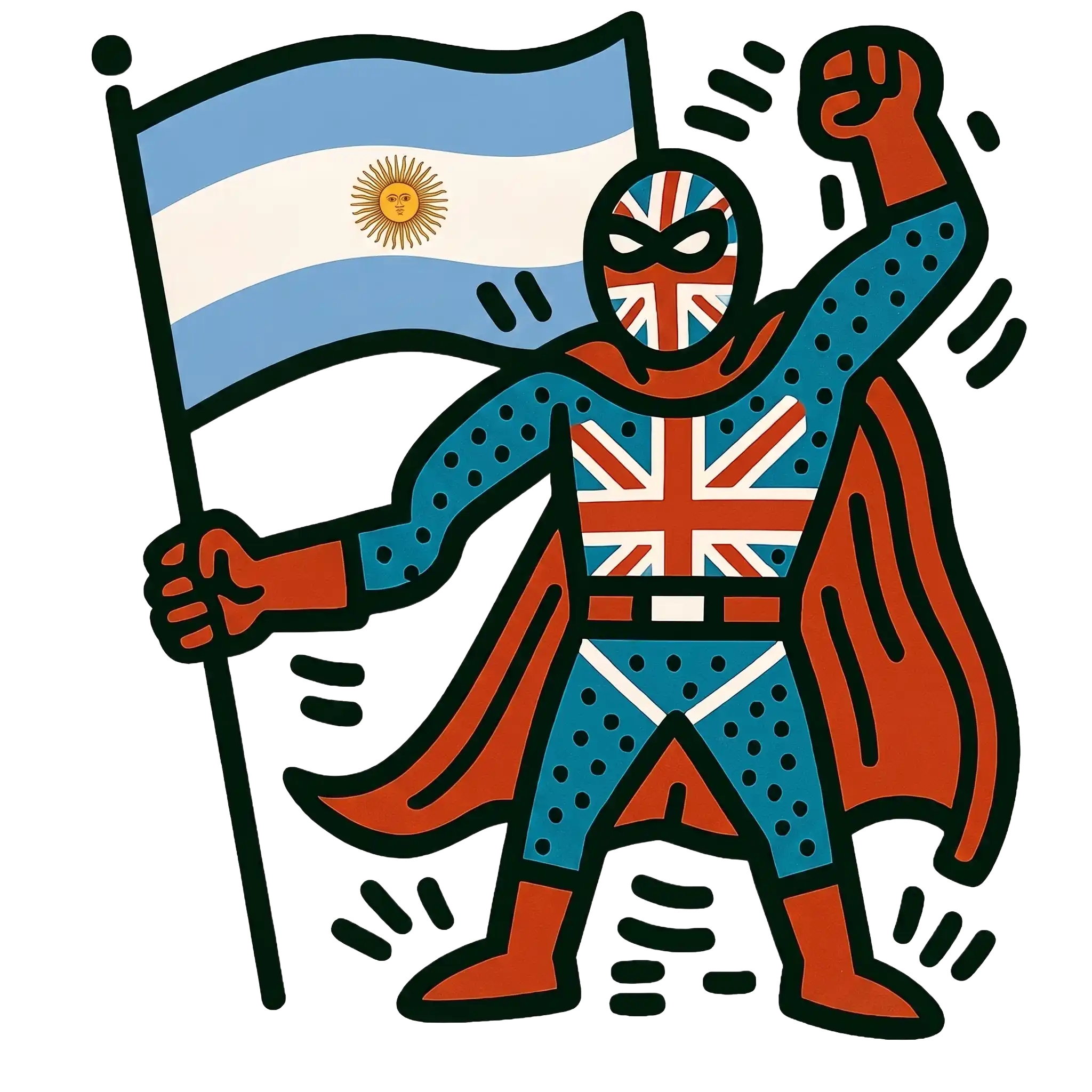 Argentina character or flag for the Buenos Aires English speaking club
