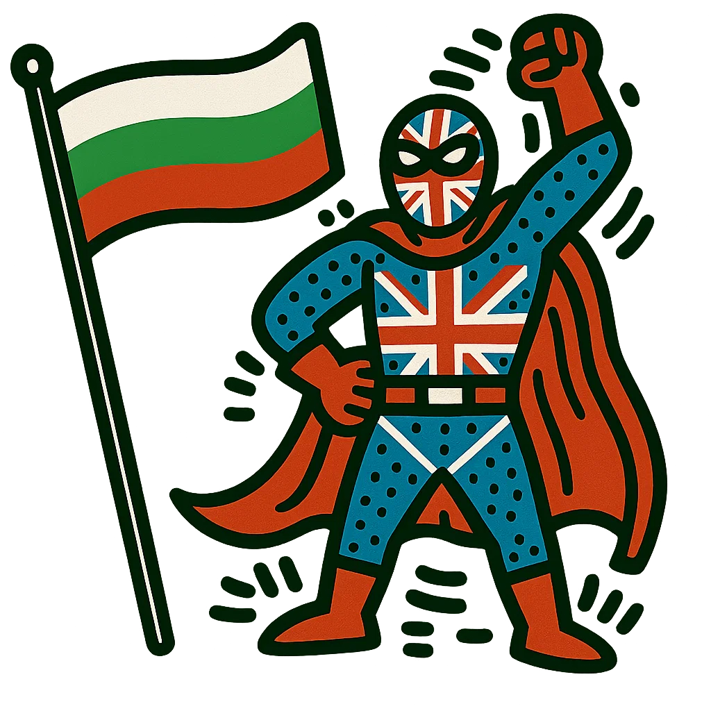 Bulgaria character or flag for the Sofia English speaking club