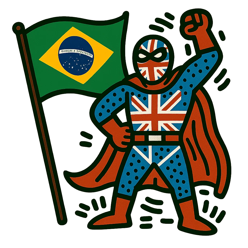 Brazil character or flag for the Belo Horizonte English speaking club