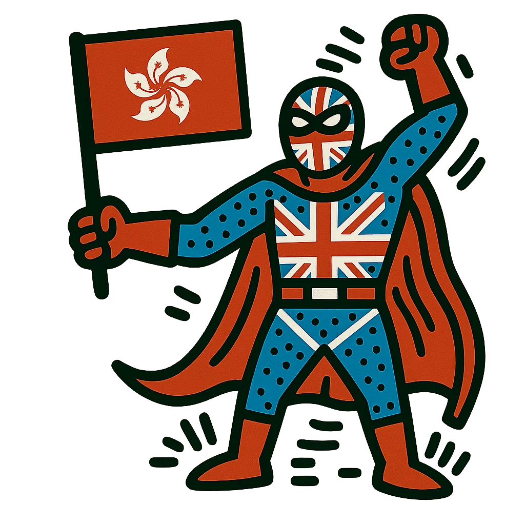 Hong Kong character or flag for the Hong Kong English speaking club