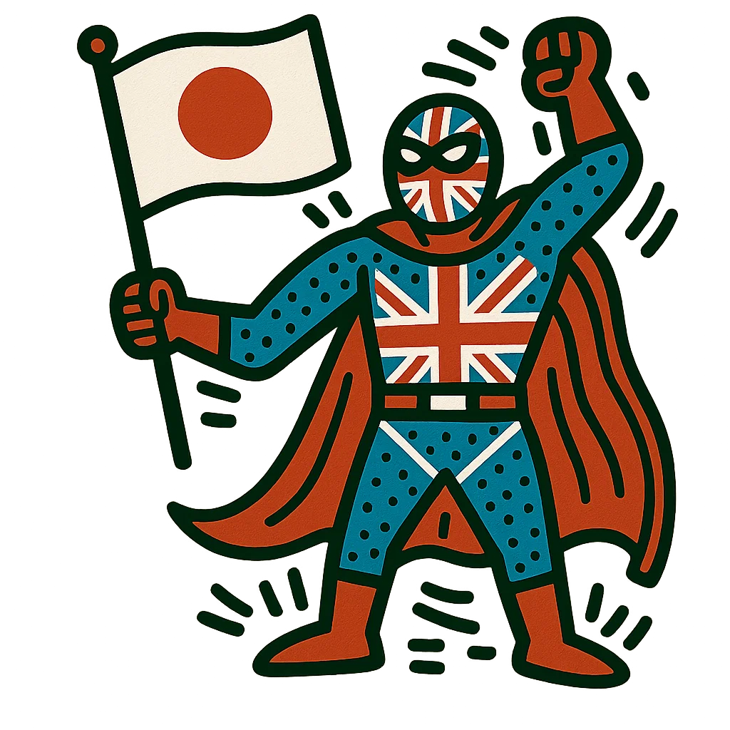 Japan character or flag for the Kyoto English speaking club