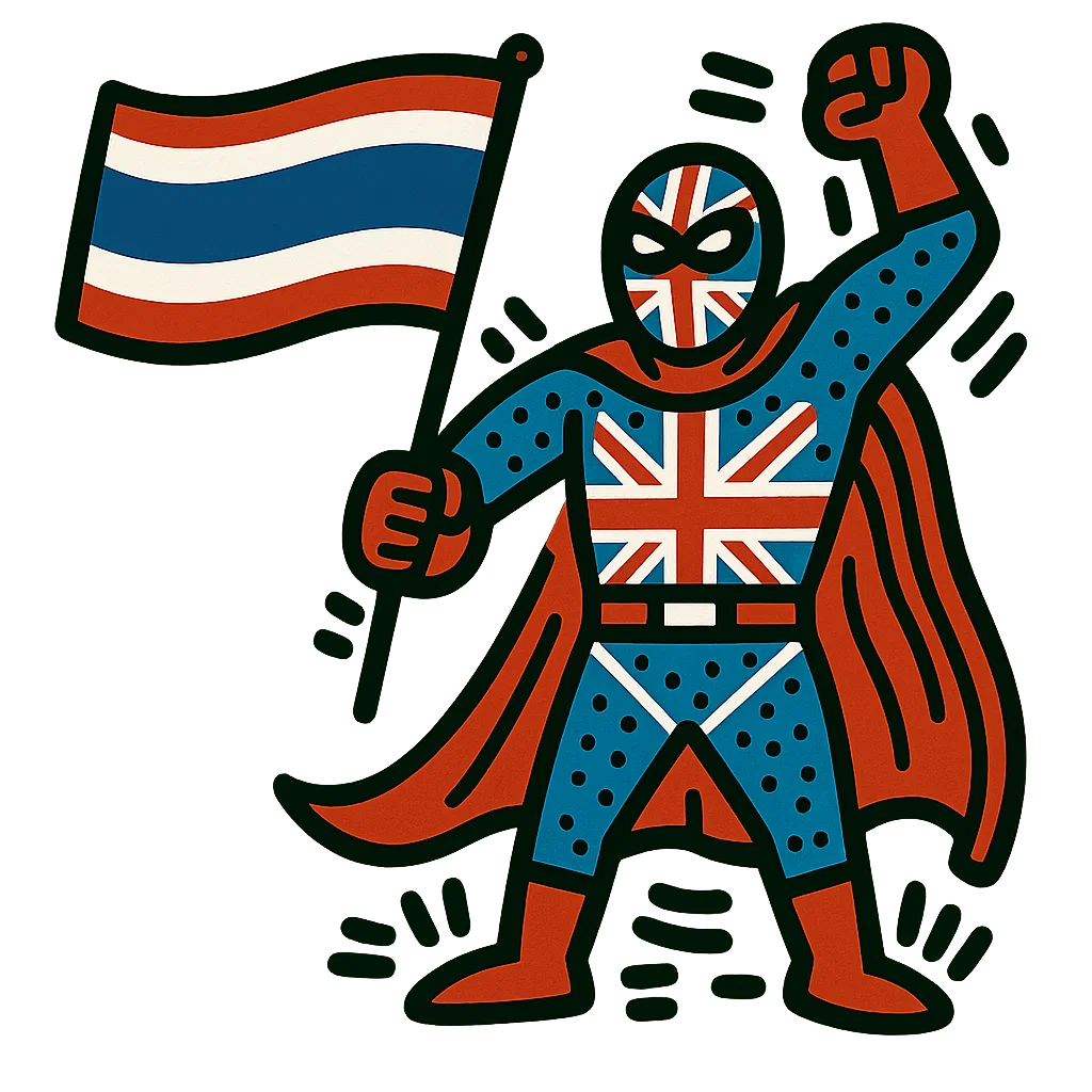 Thailand character or flag for the Chiang Mai English speaking club